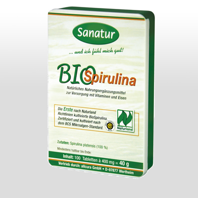 Bio Spirulina   100 Tabletten